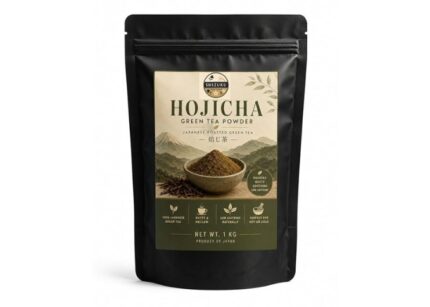 Shizuku Japanese Hojicha Luxury Green Tea Powder | Japanese Roasted Luxury Tea | For Chefs, Restaurants, Cafes, Bakers, and for the health conscious | Bulk Pack 1kg